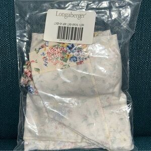 Longaberger Small Work Load Basket Liner In Spring Floral